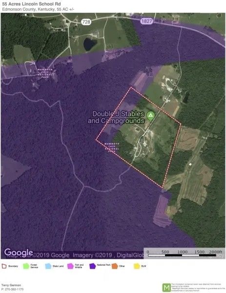 51.82 Acres with Horse Riding Business joining Mammoth Cave National Park featured image