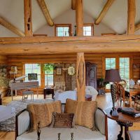 Magical Mountain View Log Home images 4