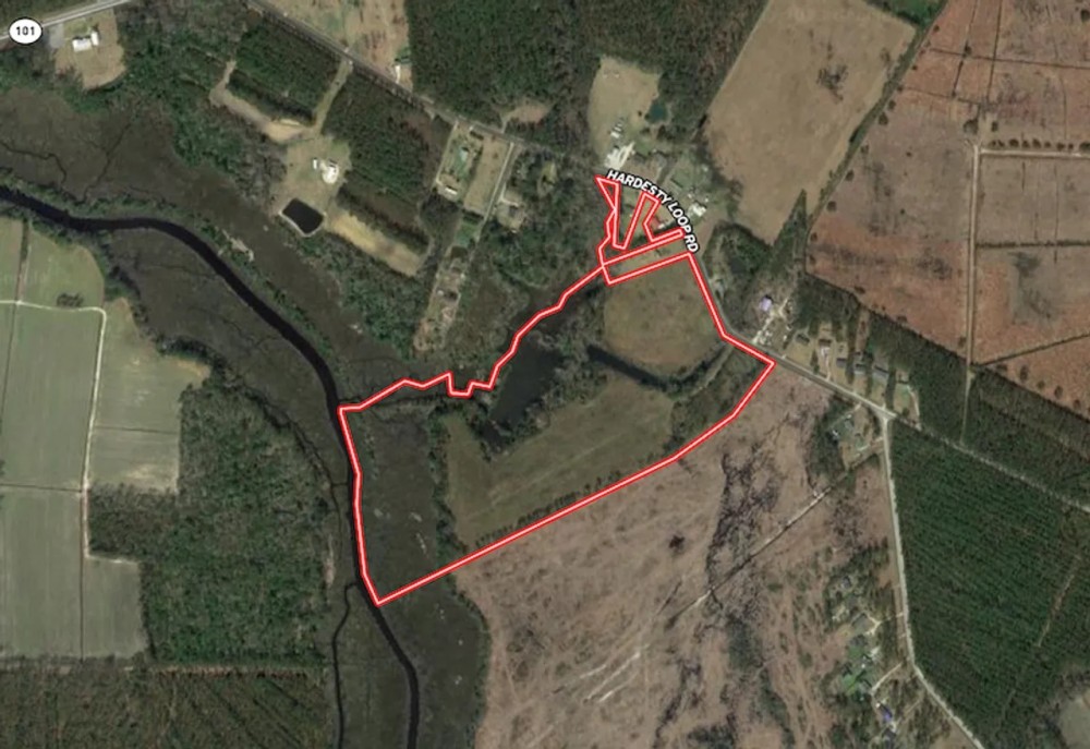 44.49 acres of Recreational Land For Sale in Carteret County NC