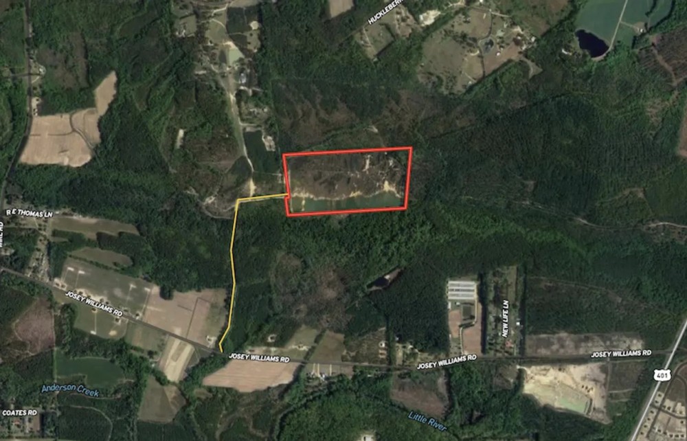 MARKET BASED PRICE IMPROVEMENT 57.35 Acres of Recreational Land with a Large Pond For Sale in Harnett County NC featured image