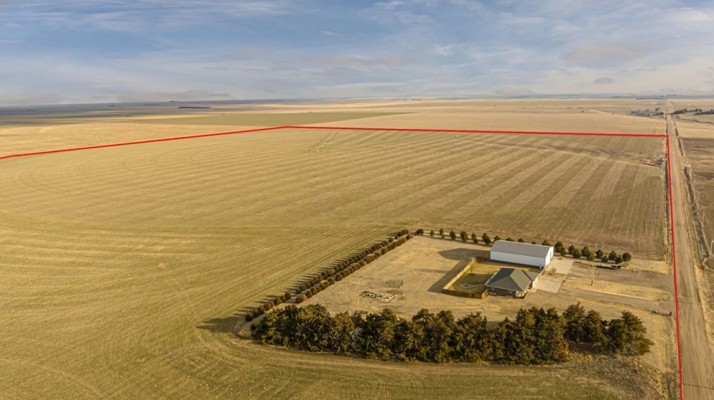 Sheridan County Irrigation Cropland Custom Home featured image