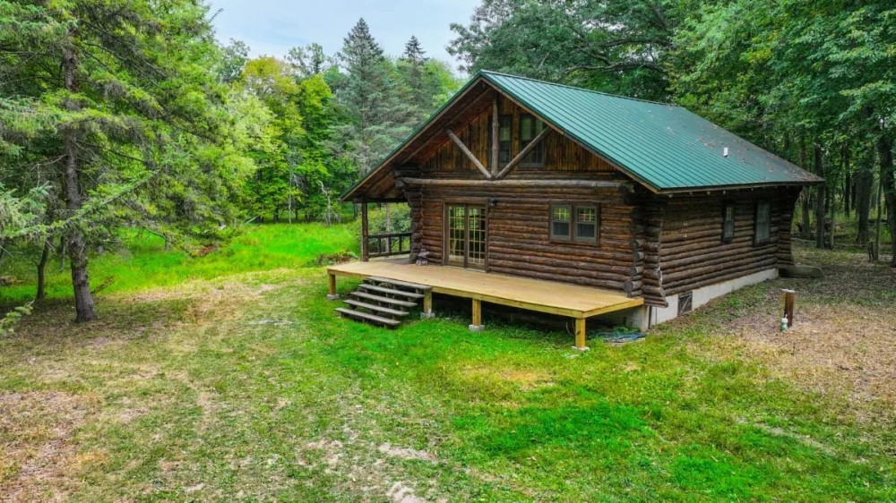 Cabin with River Frontage for Sale in Marquette County WI featured image