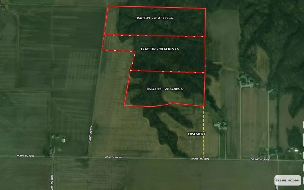Land For Sale in Parke County IN 20 Acres - Tract 1 featured image