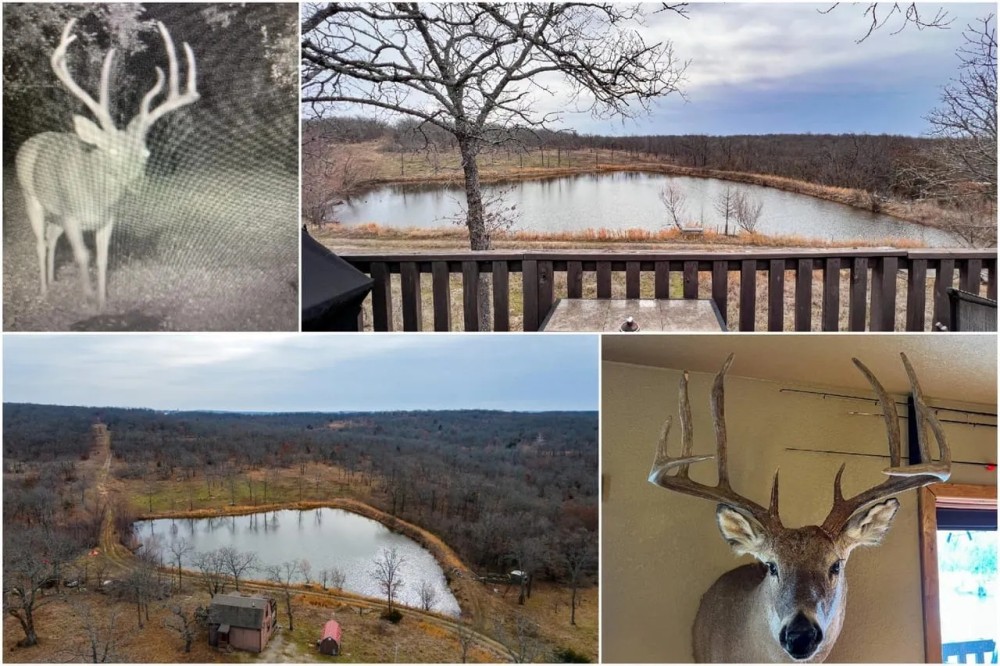 Turn-Key Big Buck Hunting Retreat with Cabin Close To Tulsa featured image