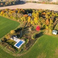 26201 Madison Rd North Liberty IN 46530 130 - acres 8 687 Sq Ft 7 Beds 4.5 Bath Pool House Pool Pond