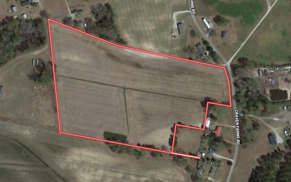 18.63 acres of Agricultural and Recreational Land For Sale in Craven County NC featured image