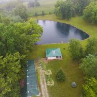 Off Grid Cabin on 3.7 - acres with Beautiful Pond- Fulton county Indiana