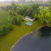 Off Grid Cabin on 3.7 - acres with Beautiful Pond- Fulton county Indiana images 3