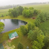 Off Grid Cabin on 3.7 - acres with Beautiful Pond- Fulton county Indiana images 4
