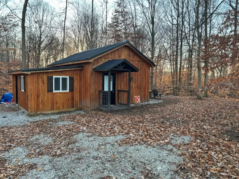 Land For Sale with a Cabin in Parke County IN 80 Acres - featured image