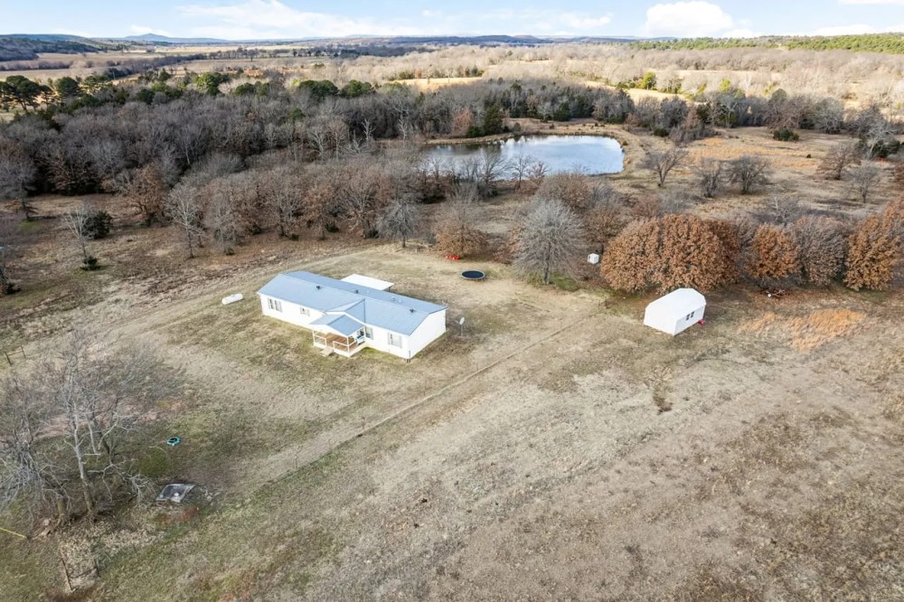 Home with Valley View and 110 Acres in McCurtain OK featured image