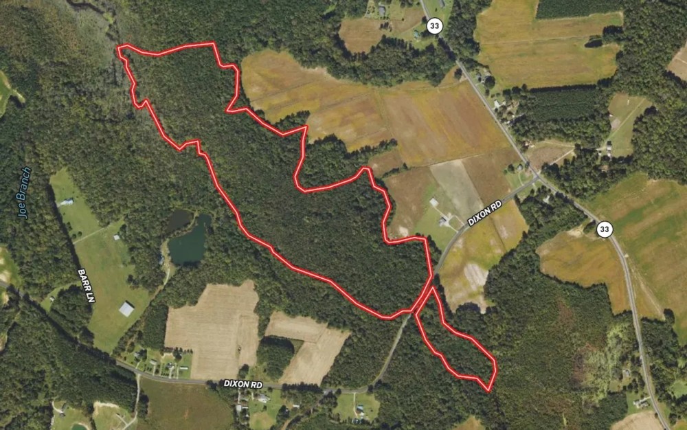 67.62 acres of Recreational Timber Land For Sale in Beaufort County NC featured image