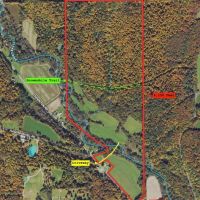 125 acres Hunting Land and Farmland bordering Clear Creek in Gerry NY Thornton Road images 2