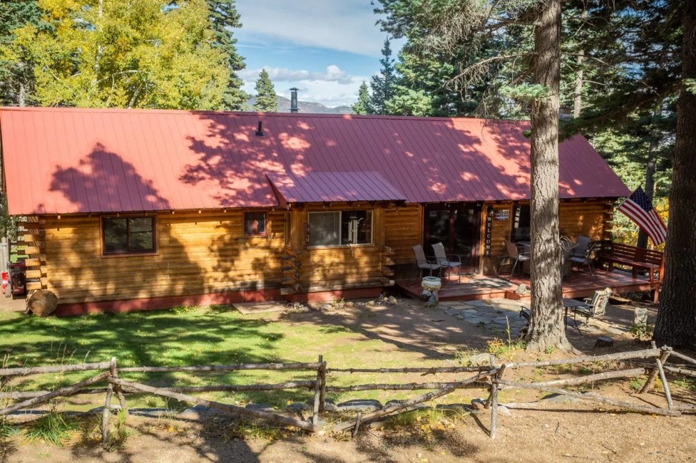 4745 Forest Lane Log Cabin - Howard Colorado featured image
