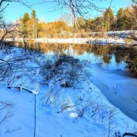 20 acre Riverfront Land with Cabins Pitcairn NY