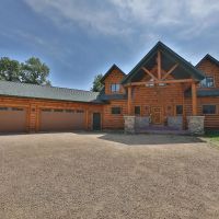 Log Home with Hunting Land for Sale in Marquette County WI