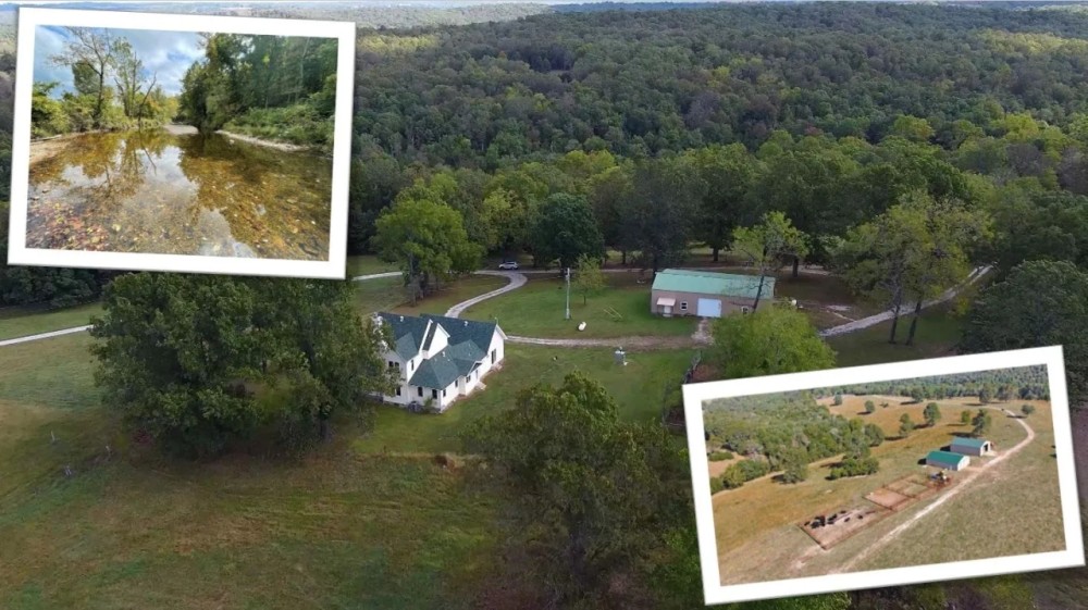 South Central Missouri Ozarks Ranch with Live Water Home featured image