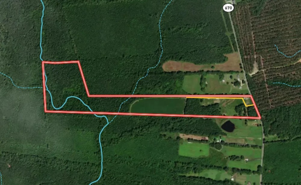 36.23 acres of Residential Agricultural Recreational and Timber Land For Sale in Brunswick County VA featured image