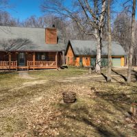 Log Home with Old-Growth Forest for sale in Monroe County WI