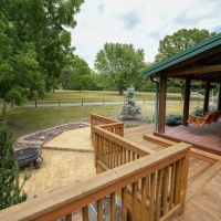 Handcrafted Log Home On Rolling Ozark Timberland Set Up For Great Hunting images 3