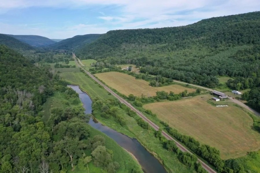 House with 500 acres of Timberland and Farmland on the Canisteo River in Cameron NY 4419 County Route 119 featured image