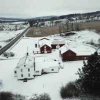 203 acre Finger Lakes Farm with House Barns and Fenced Pastures in Cortland NY 842 Cutler School House Road