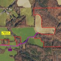 87 acres Hunting Land with Camp Site and Creek in Genesee Falls NY Wiscoy Road images 2