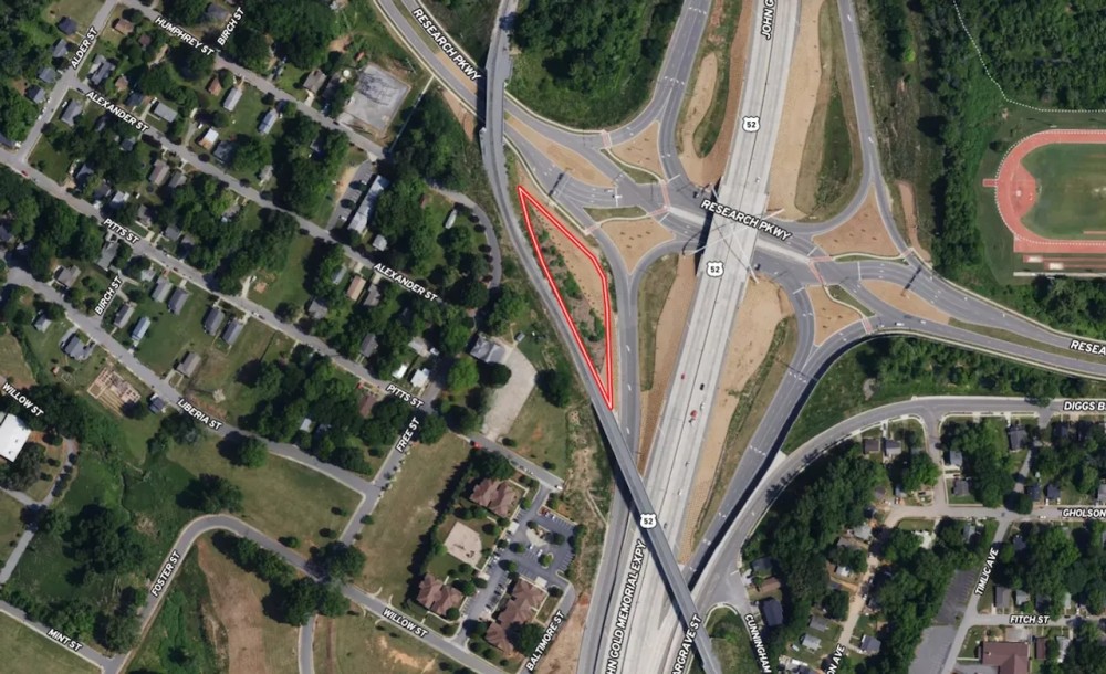 0.09 acres of Industrial Zoned Land for Sale in Forsyth County NC featured image