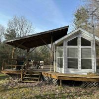 8 acres Secluded Wooded Lot with Park Model Trailer in Cohocton NY 4093 Dorman Road images 4