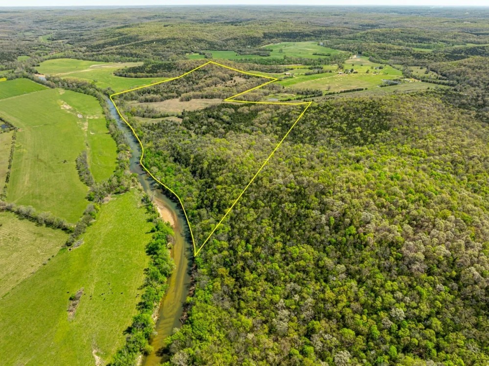 130 - Acres 1 2 mile of Strawberry River Frontage Small Cabin Sharp County Poughkeepsie Arkansas featured image