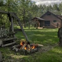 River Front Cabin on 67 Acres Jackson County WI images 2