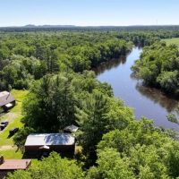 River Front Cabin on 67 Acres Jackson County WI images 3