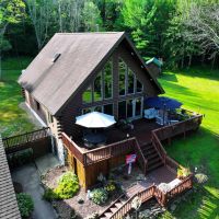 Log Home with Garage on 20 acres in Friendship NY 6943 Howard Rd