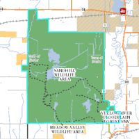 Sandhill State WMA - 9,150 Acres for Hunting Deer in Wood, WI