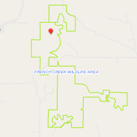 1,674 acres French Creek WMA for hunting Deer in Allamakee, IA