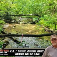 24.6 - Ac Creekfront Unrestricted Flat Ridge with Views images 2