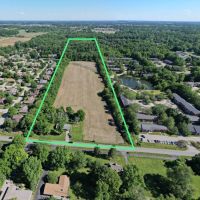 Ranch Home with 21.55 Acres on W River Road Yorktown IN