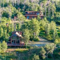 Colorado Mountain Cabin on 35 acres with Bunkhouse Spring Ponds