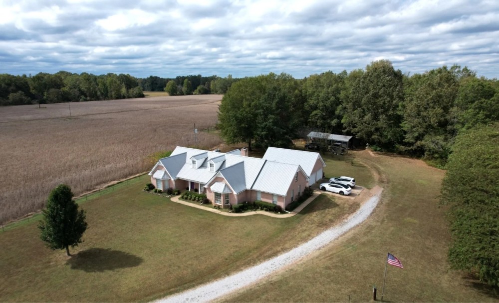 160 Acres with A Home in Benton and Marshall County at 1155 Breedlove Road in Michigan City MS featured image