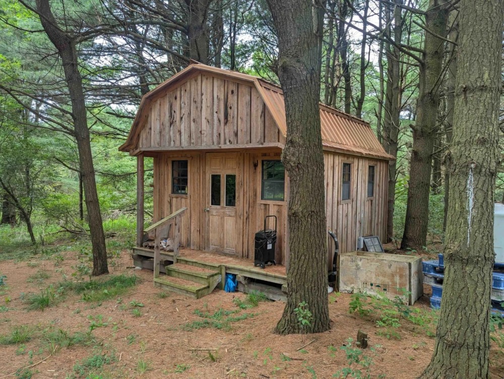 Cabin with Barn and Storage Shed on 6 acres in Andover NY County Road 22 featured image