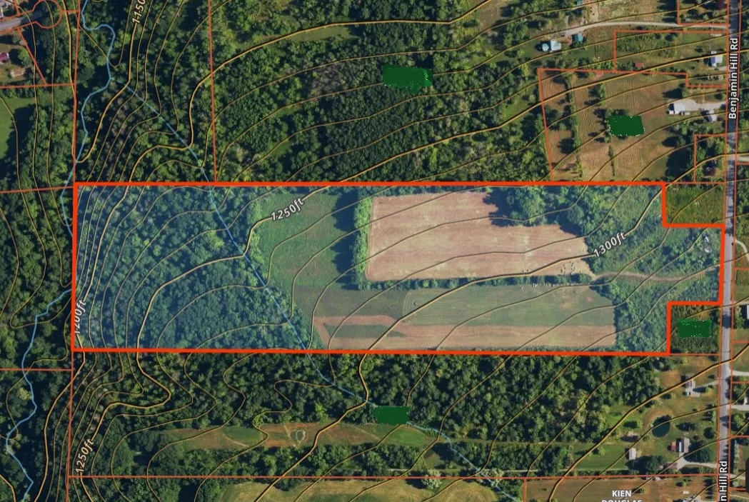 40 acres Farm Fields with Woods and Valley Views in Newfield NY