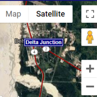Delta Junction 3,444,436-acres, waterfowl hunting land in Fairbanks, Ak