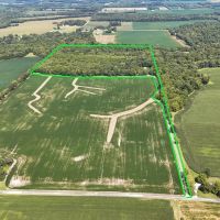 Home Land For Sale - Remote Home on 54 Rolling Acres With Paw Paw Creek - Miami County Indiana