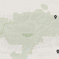 8,472,506-acres Gates of Arctic Park, bear hunting land in Bettles, AK