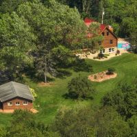 Log Style Home with Acreage for Sale in Southwest Wisconsin images 2