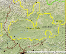 Yukon Flats - 8,634,512 acres bear hunting land in Interior Alaska, AK