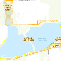 Charlie Capps WMA 12,695-acres turkey & deer hunting land in Rosedale, MS