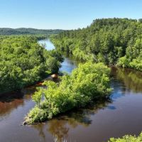 River Front Cabin on 67 Acres Jackson County WI