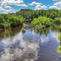 River Front Cabin on 67 Acres Jackson County WI images 2
