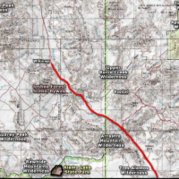 Upper Burro Creek Wilderness - 27,440 acres Deer hunting land in Mohave, AZ